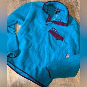Patagonia Synchilla Teal/Purple Pullover BNWOT